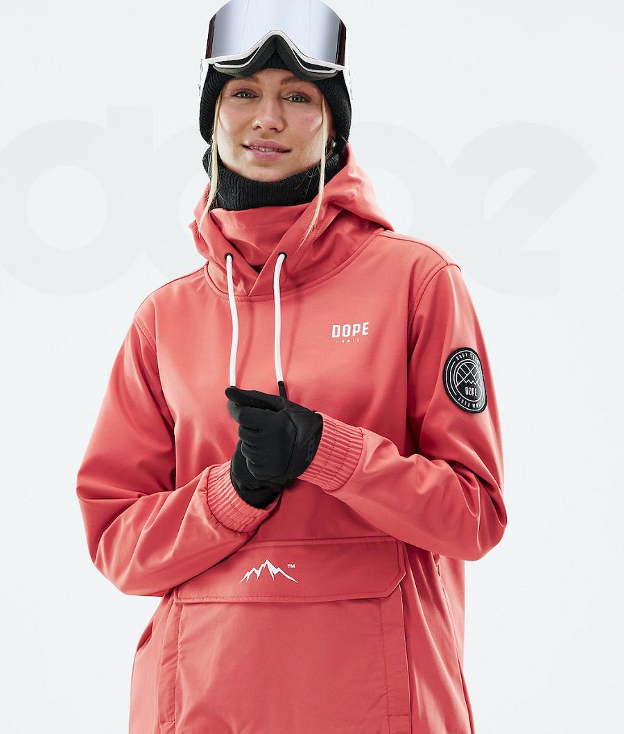 Dope Wylie W Capital Ski-jassen Dames Rood | NLFM3684