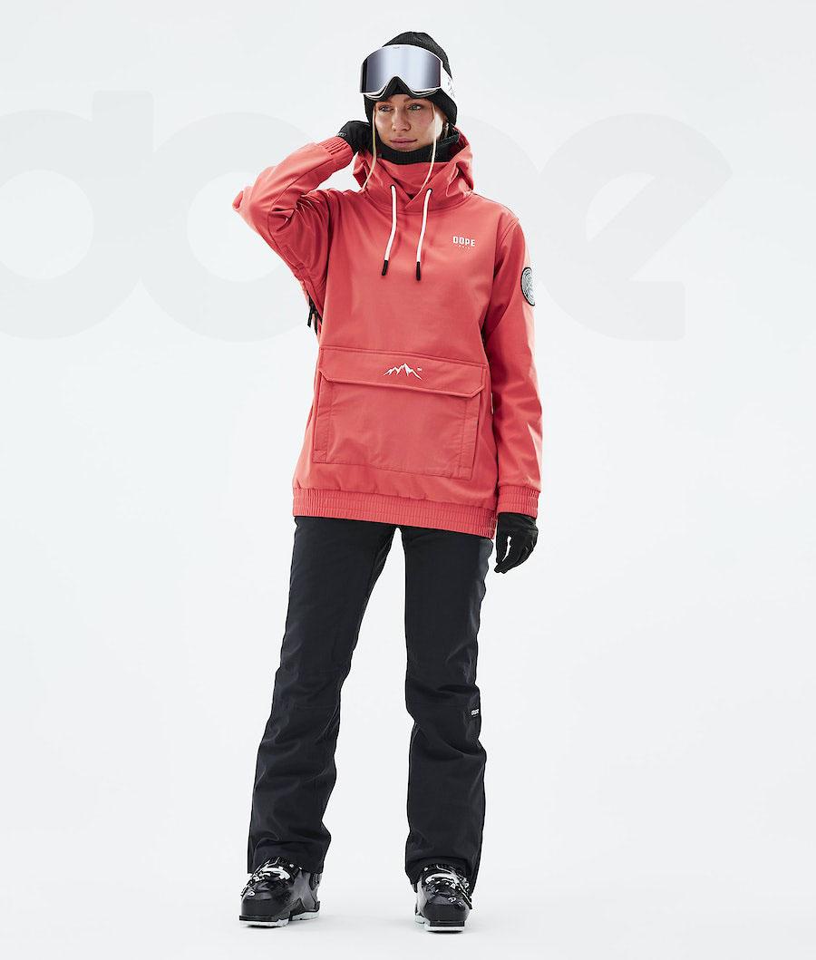 Dope Wylie W Capital Ski-jassen Dames Rood | NLFM3684