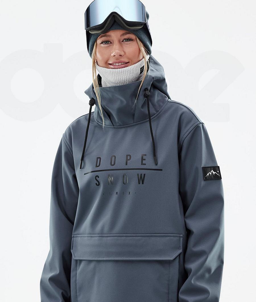 Dope Wylie W DS Ski-jassen Dames Blauw | NLDN3685