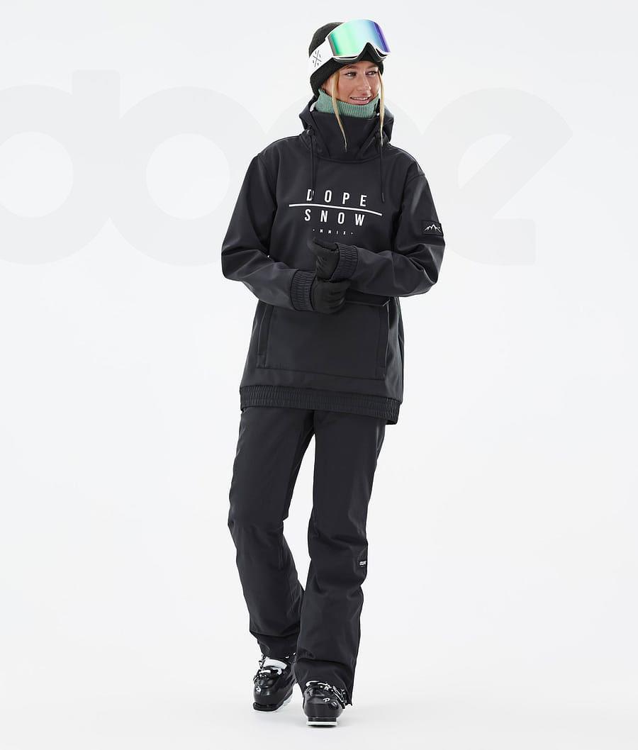 Dope Wylie W DS Ski-jassen Dames Zwart | NLPQ3688