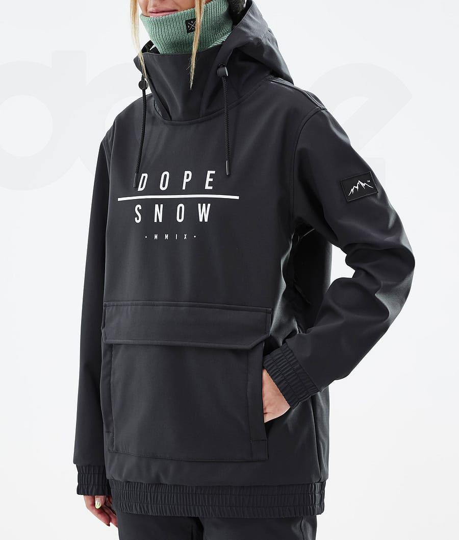 Dope Wylie W DS Ski-jassen Dames Zwart | NLPQ3688