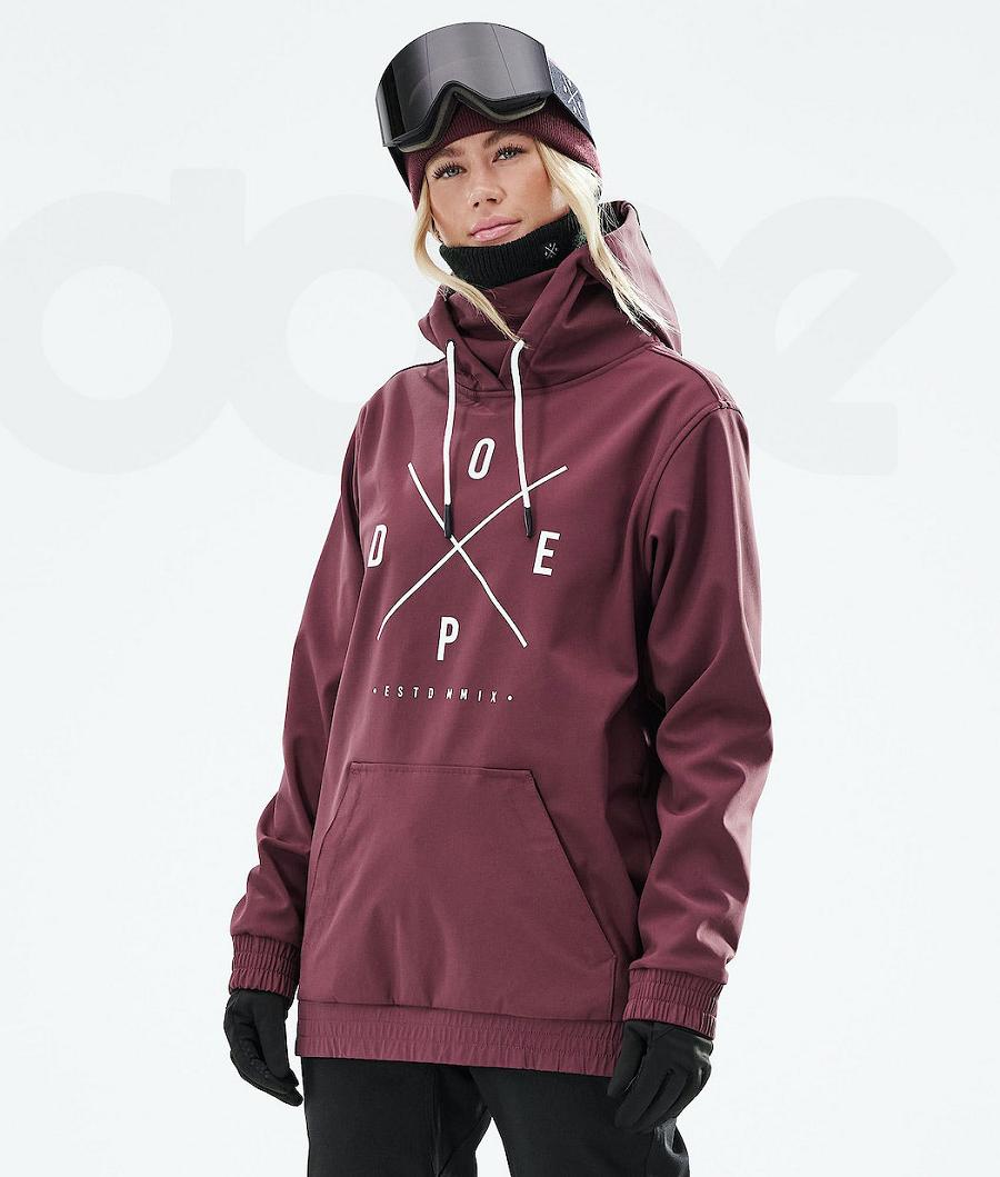 Dope Yeti 2021 2X-Up Ski-jassen Dames Bordeaux | NLAP3694