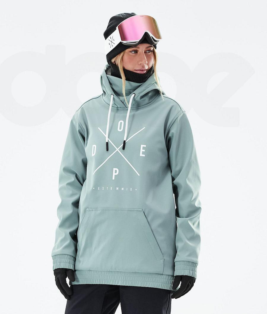 Dope Yeti 2021 2X-Up Ski-jassen Dames Groen | NLSO3693