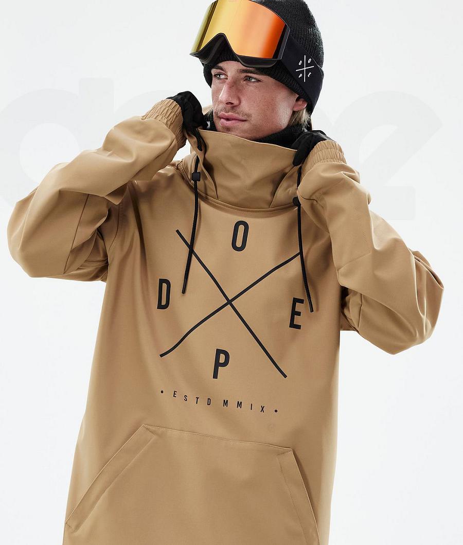 Dope Yeti 2X-Up Ski-jassen Heren Goud | NLWY2965