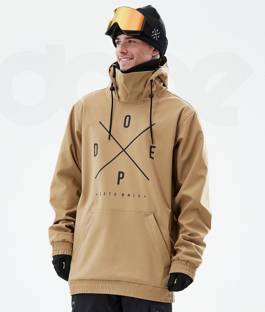 Dope Yeti 2X-Up Ski-jassen Heren Goud | NLWY2965