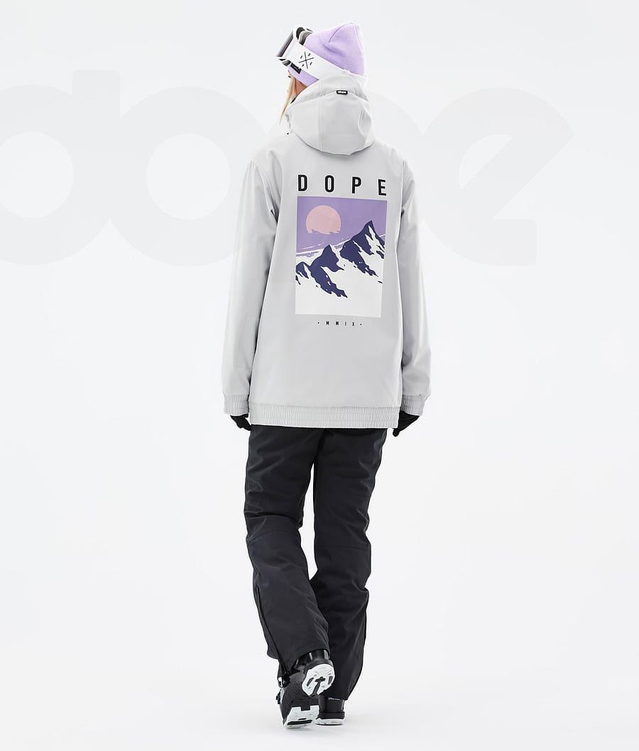 Dope Yeti W Peak Ski-jassen Dames Lichtgrijs | NLLH3712